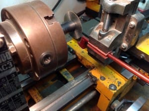 General bow layout to lathe